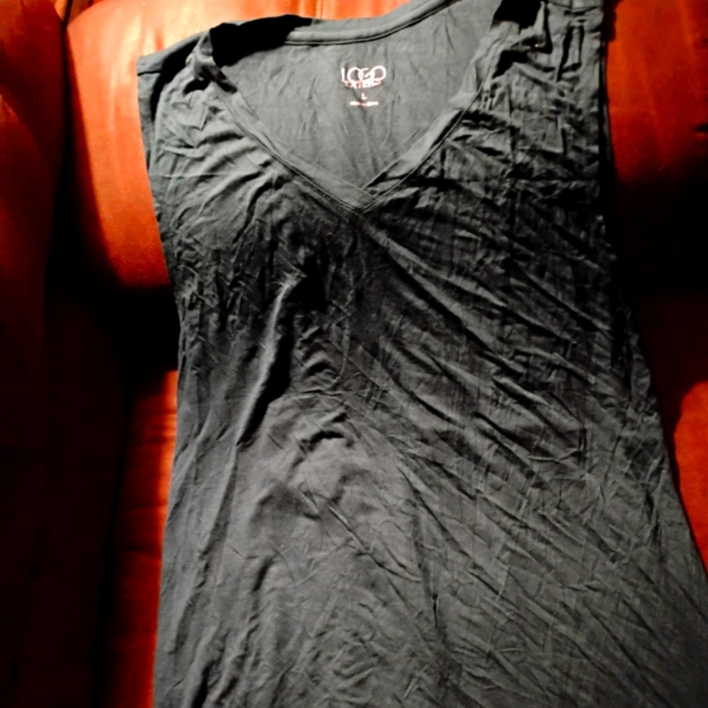 Logo layers Lg black dress
